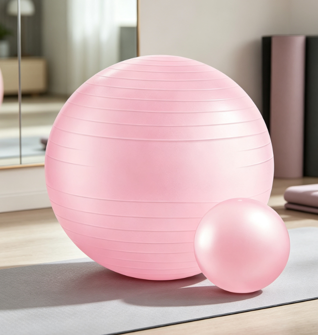 Thickened, Burst-Resistant Fitness Ball (Multi-Size) with Pump - Image 2