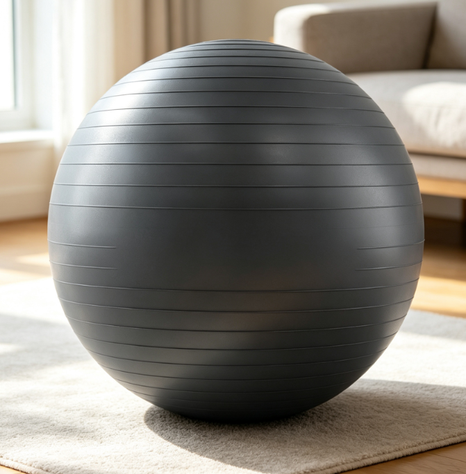 Burst-Resistant Yoga Ball for Fitness, Therapy, and Office Chair Use - Image 2