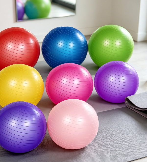 Soft Mini Yoga/Therapy Ball for Knee-Squeeze and Core Training