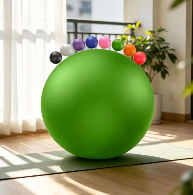 Non-Slip Yoga Ball for Fitness, Balance, Stability, and Prenatal Training - Image 2