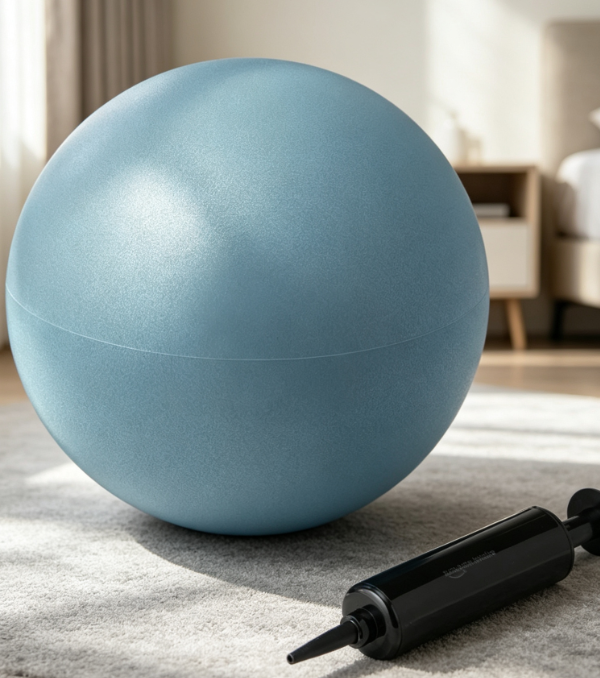 Burst-Resistant Yoga Ball with Base (Fitness/Office Chair)