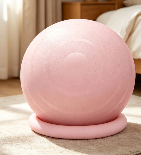 Large & Small Fitness Ball Set with Pump for Yoga and Therapy