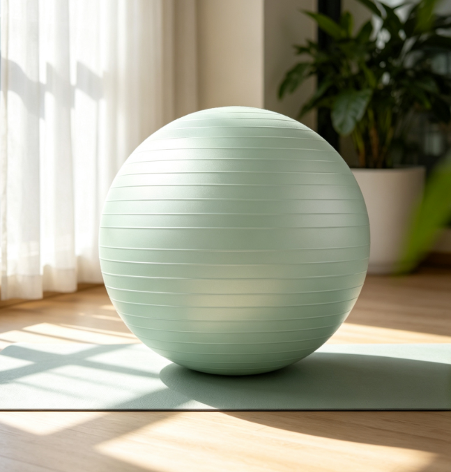 Yoga Ball, Pilates Ball, and Massage Ball Training Set - Image 2