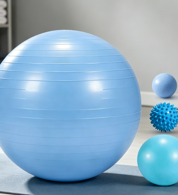 Non-Slip, Burst-Resistant Yoga Ball for Fitness, Balance, and Prenatal Training