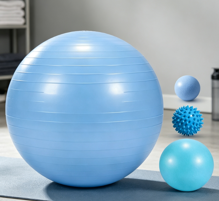 Non-Slip, Burst-Resistant Yoga Ball for Fitness, Balance, and Prenatal Training