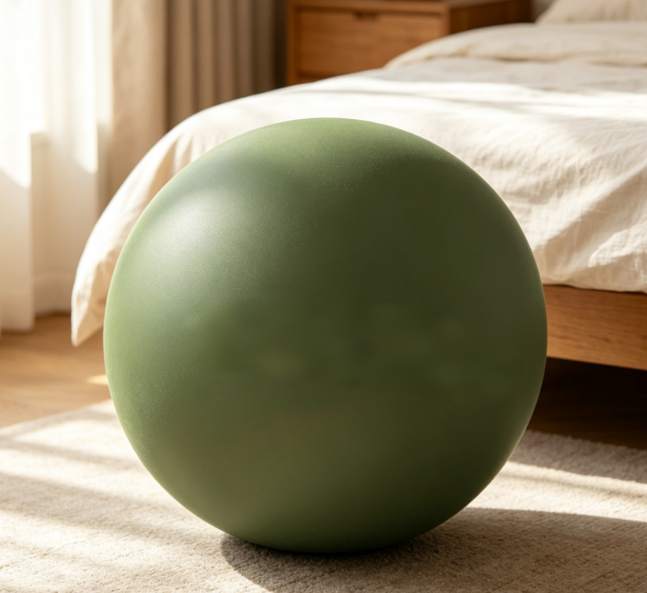 Thickened, Burst-Resistant Yoga & Pilates Fitness Ball with Pump - Image 2