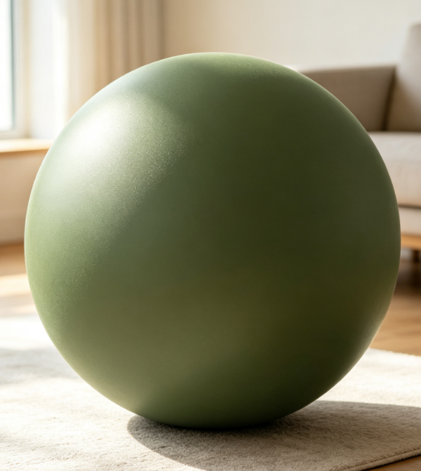 Thickened, Burst-Resistant Yoga & Pilates Fitness Ball with Pump