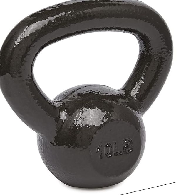 Cast Iron Kettlebell, Weighted Fitness Training Equipment - Image 2