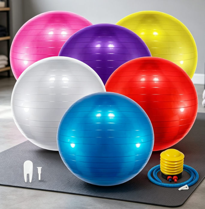 Yoga & Pilates Ball Set with Pump