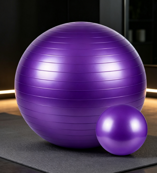 Burst-Resistant Fitness Yoga & Pilates Ball with Pump