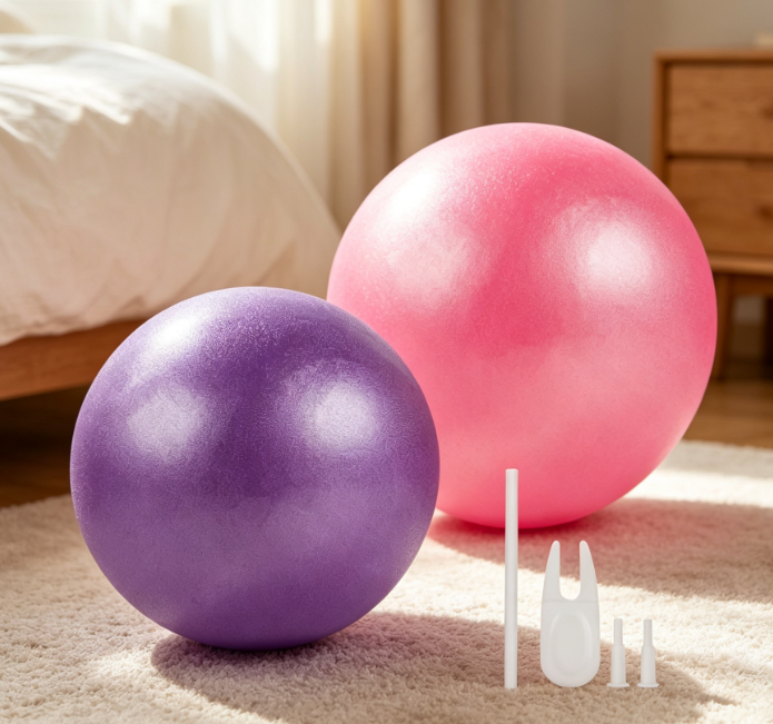 Pilates Ball with Pump for Balance and Core Training