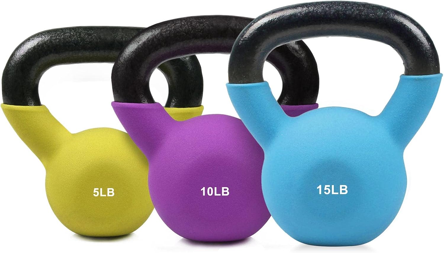 Neoprene-Coated Kettlebell, Suitable For Full-Body Workouts