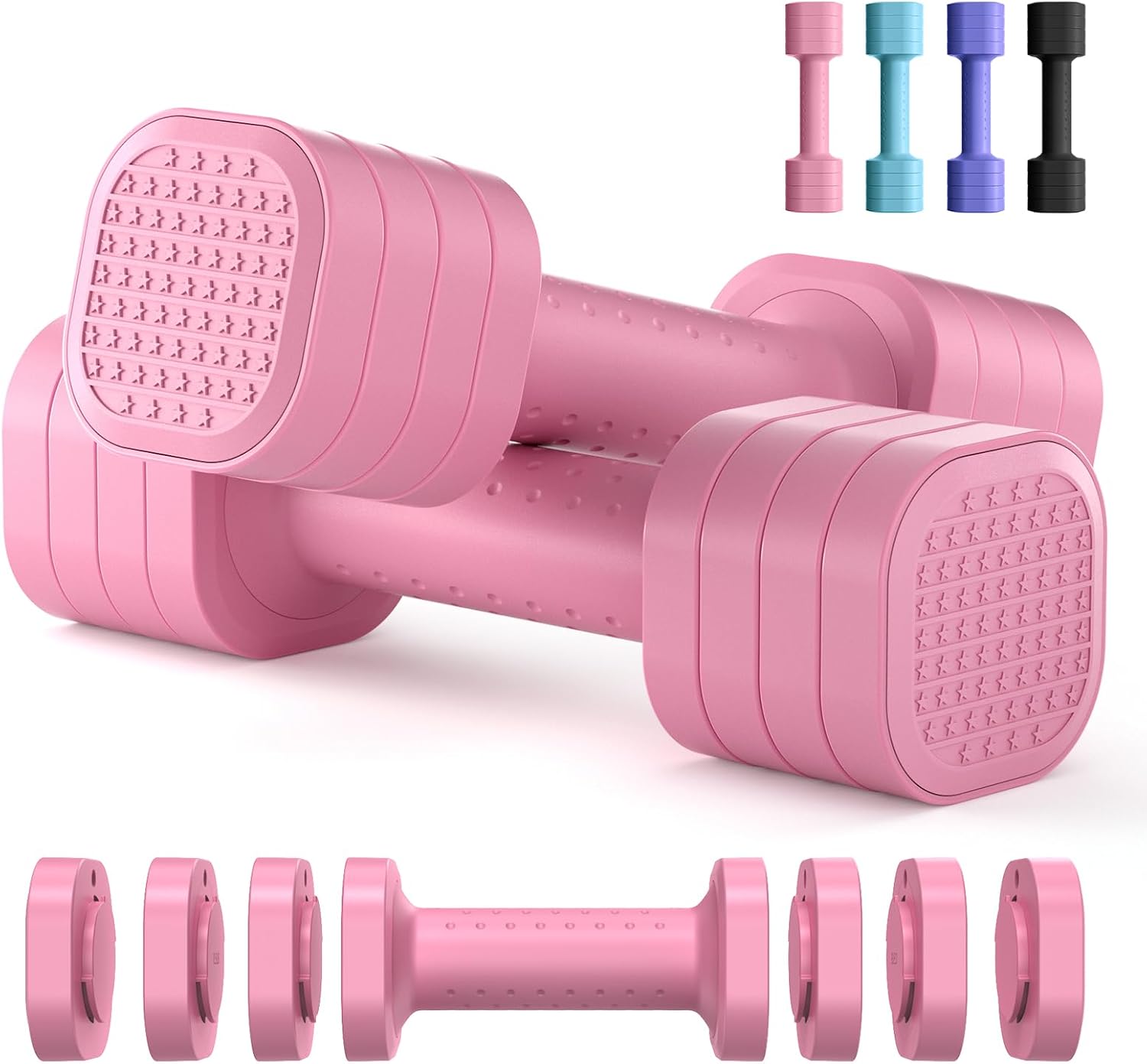 Adjustable Dumbbell Set, Home Workouts For Women