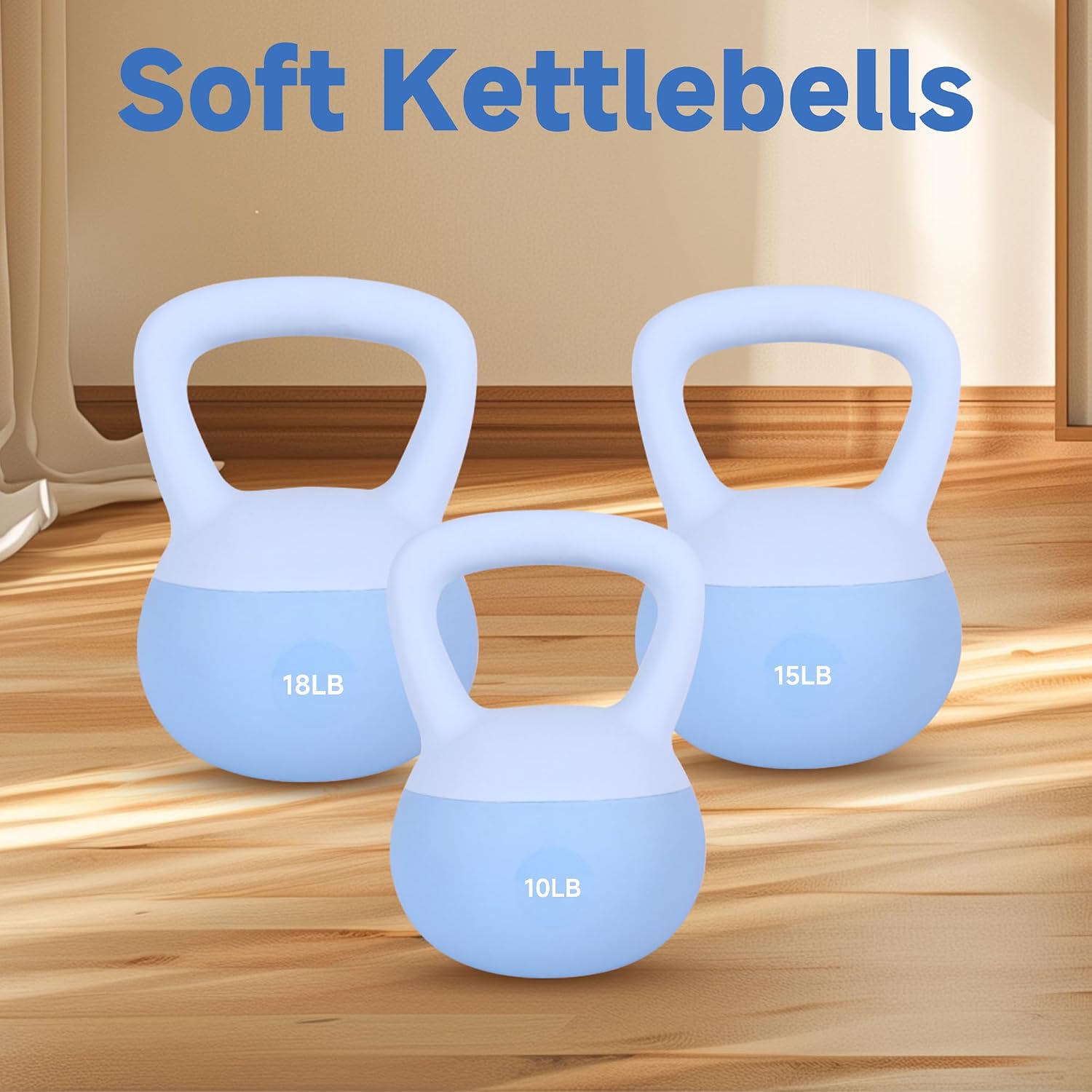 Soft Kettlebell (Steel Sand-Filled), Non-Slip For Home Workouts - Image 2