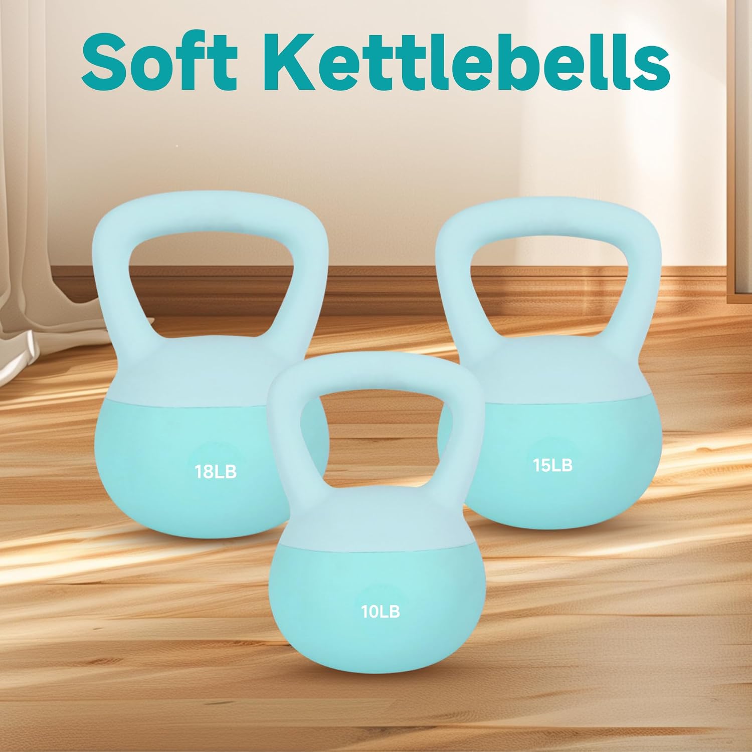 Soft Kettlebell (Steel Sand-Filled), Non-Slip For Home Workouts - Image 2